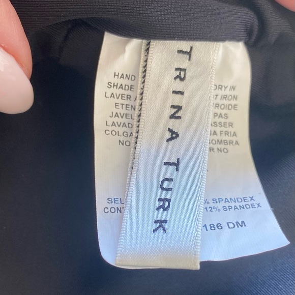 NWOT TRINA TURK Joplin Daisy Jacquard Knit Swim One Piece - Picture 10 of 10